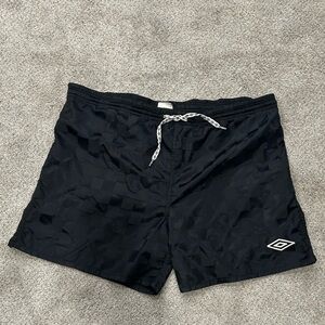 Classic Umbro Black Shorts